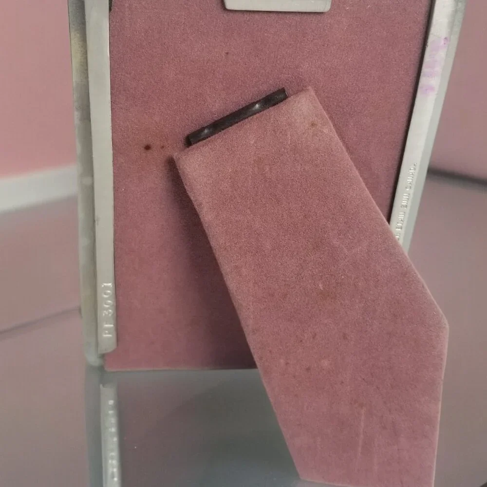 Vintage Seagull Picture Photo Frame Dogs & Puppy Pewter Pets 4x6 Silvertone 1993 - Picture 4 of 11